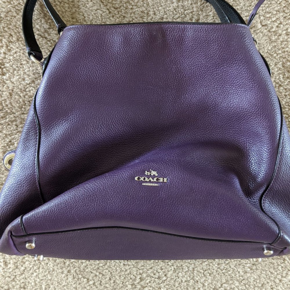COACH Purple HOBO bag